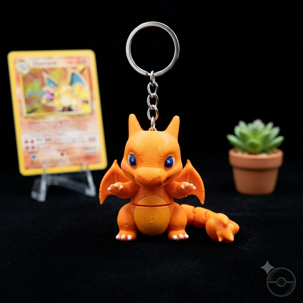 Chaveiro Articulado: Charmander - Image 3