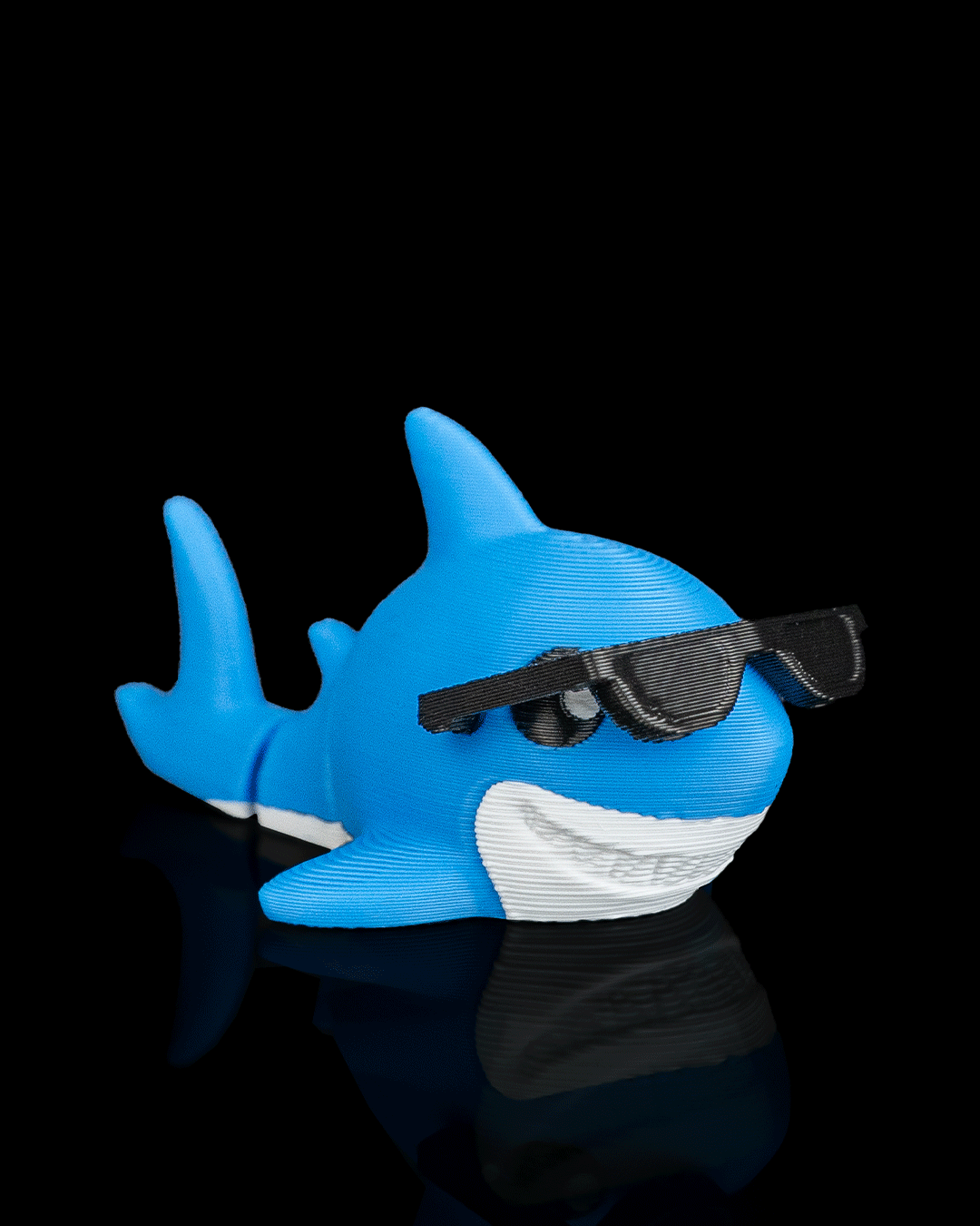 Chaveiro Tubarão Fixe Articulado com Óculos 3D - Image 3