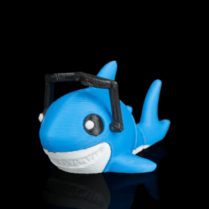 Chaveiro Tubarão Fixe Articulado com Óculos 3D