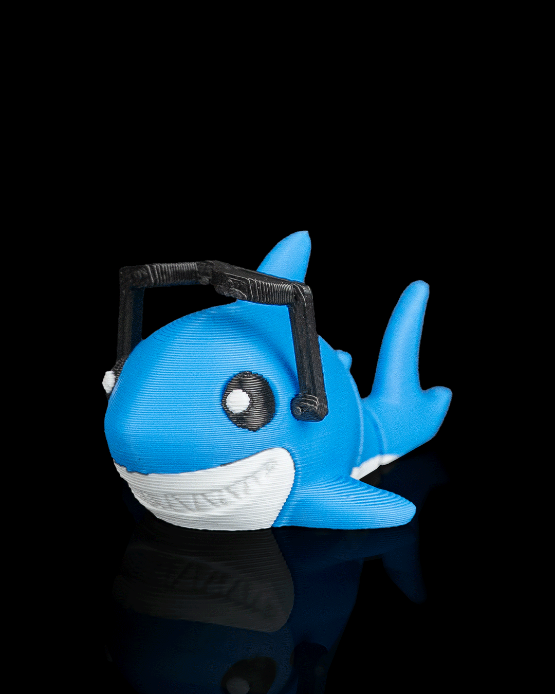 Chaveiro Tubarão Fixe Articulado com Óculos 3D