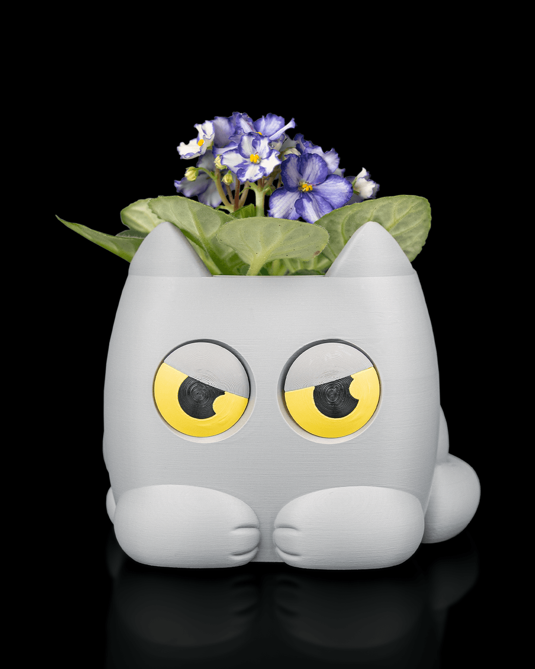Vaso de Planta Interativo Gato Irritado – Indicador de Rega para Plantas e Suculentas - Image 2